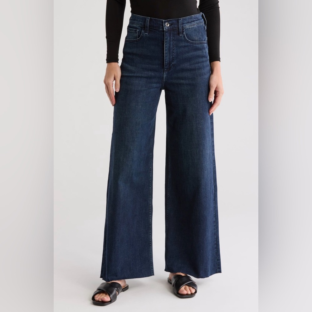 Rag & Bone Annie High Rise Wide Leg Jean Dark Wash Size 25 NWT